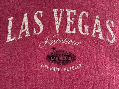 Las Vegas Knockout Live Happy Be Lucky TEEMAX Women's