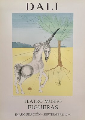 Teatro Museo Dalí ポスター Salvador Dali Teatro Museo Figueras 1974 Lithograph Art 28