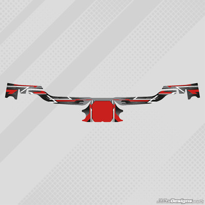 REDSPEED STYLE KG STOßSTANGE AUFKLEBER HINTEN - KARTING - JakeDesigns