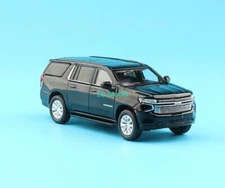 Masdi 1:64 Black Suburban Full Size SUV Sports Model Diecast Metal Car New