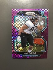 2021 Panini Prizm Rookie Purple Power Prizm /49 Jay Tufele #440 Rookie RC PWE