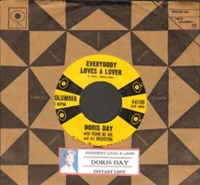 Day, Doris - Everybody Loves A Lover Columbia 41195 Vinyl 45 rpm Record
