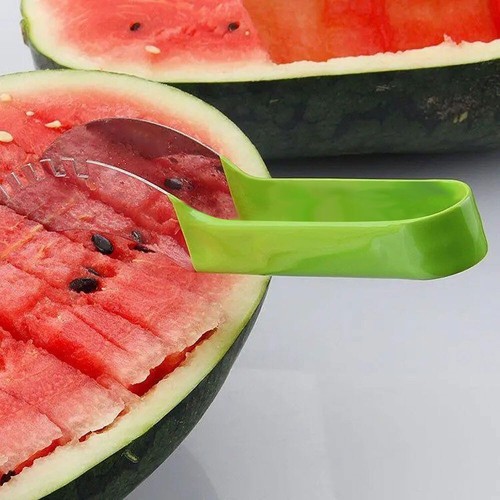 Watermelon Slicer Fruit Cutter Kitchen Stainless Steel Watermelon Cutter - Picture 9 of 17