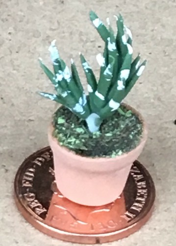 Melody Jane Puppenhaus-Zubehör – Weiße Blumen-Jardiniere Im Maßstab 1:12, Porzellan, Höhe Ca. 7,7 Cm