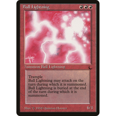 MTG \ >>>Ball Lightning // The Dark - 341 Trading - Magic