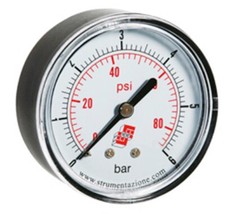 HDG.ODB11622M - STRUMENTAZIONE INDUSTRIALE Pressure Gauge DN50 ABS Back Connect