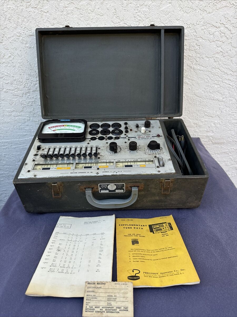 Vintage Precision Apparatus Model 660 Tube And Transistor Vintage Precision Apparatus Model 660 Tube And Transistor
