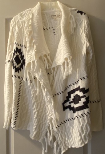 Aztec Fringe Open Women Cardigan | eBay