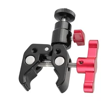 Super Clamp Articulated Mini Ball Head Mount with1/4-20 Screw for DSLR Camera...