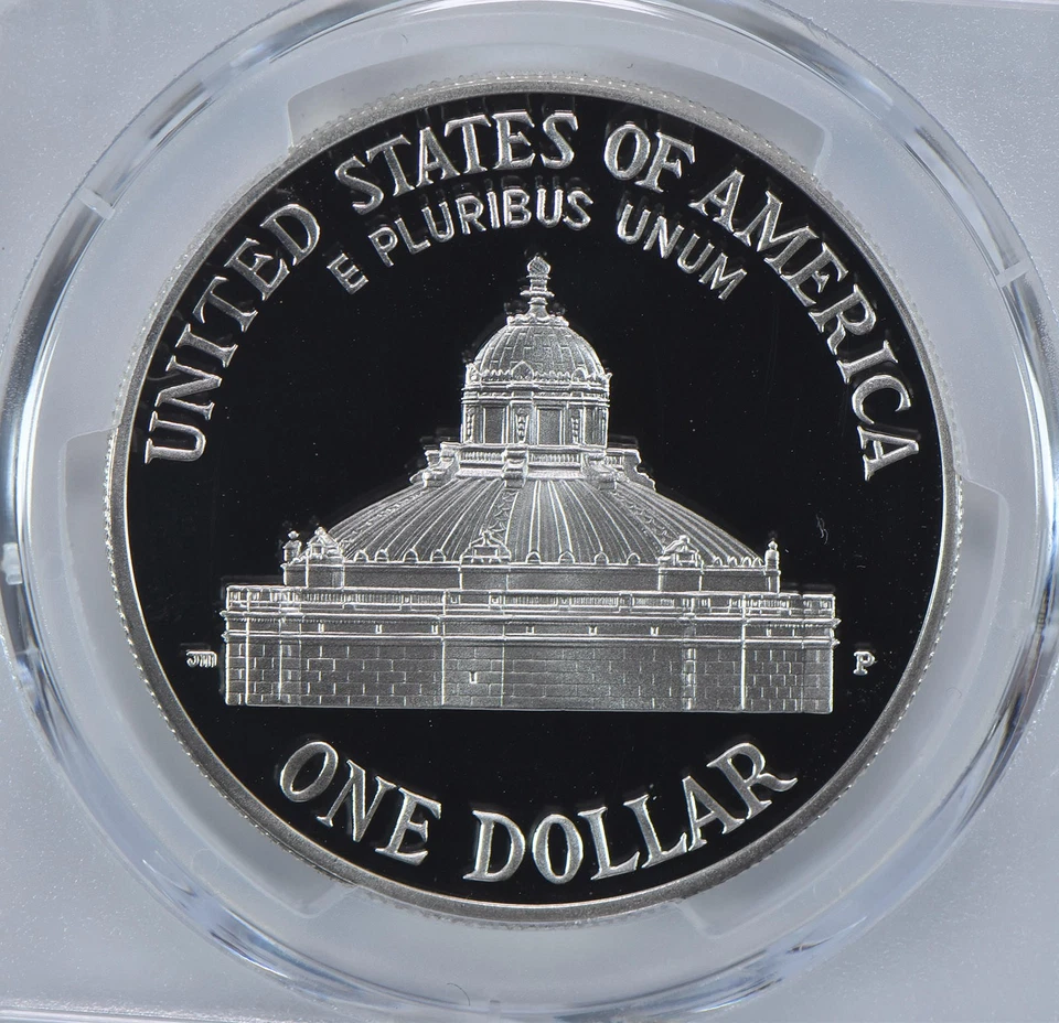 2000-P Library Of Congress Commemorative Dollar PR69 DCAM PCGS Blue Label *1484 - Image 4 of 4