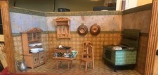 Antique Gottschalk dolls' house kitchen 1892