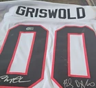 Griswold #00 "Chevy & Bevvy" signed Christmas vacation hockey jersey