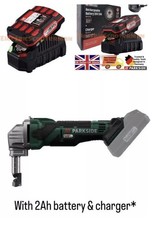 20V Cordless Nibbler Precise Cutting Of Metal Sheet  With 2Ah Battery & Charger