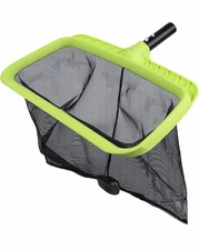Sepetrel Swimming Pool Leaf Skimmer Net,Reinforced Frame Deep Rake Net