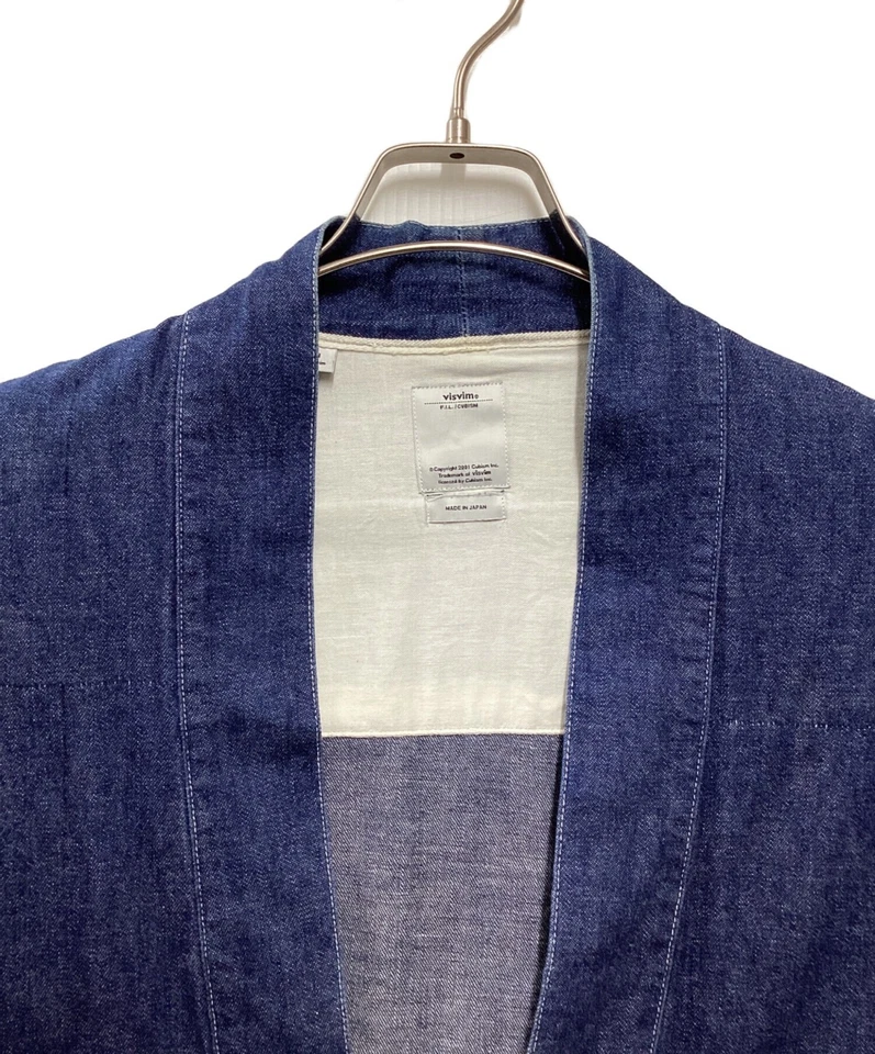Authentic VISVIM LHAMO SHIRT ONE WASH jacket indigo cotton size 1 - Image 4 of 4