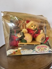 Briarberry Collection Bear Berrykris  Sleigh Christmas Fisher Price 80s 90s New