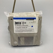 NOS 1991 Symantec Zortech C++ (8) Disk Set-Fa...