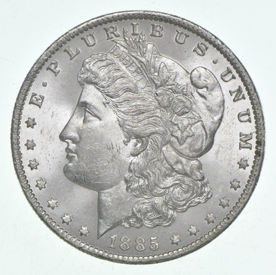 #ad BU Unc 1885 O Morgan Silver Dollar 1 coin $74.95