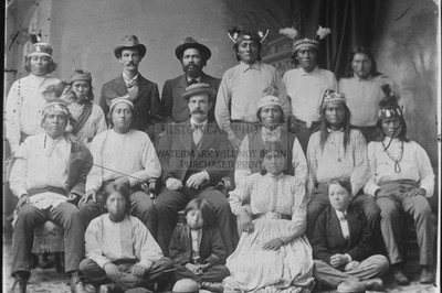 APACHE DELEGATION NATIVE AMERICANS WASHINGTON DC 1900 4X6 PHOTO