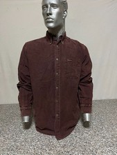 CAMICIA MARLBORO CLASSICS SHIRT T-SHIRT SWEATSHIRT UOMO BORDEAUX C-897