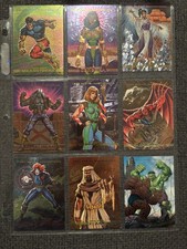 1993 Marvel Masterpiece, Complete Dyna-Etch F...