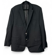 MICHAEL KORS  48  Mens Blazer Sport Coat Dinner Jacket 2 Button Black