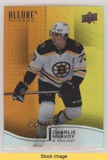 2021-22 Upper Deck Allure Rainbow Orange Yellow Charlie McAvoy #R-73 READ 0x2e