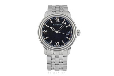 Blancpain Leman Ultra Slim Stahl Automatik Ref. 2100-1130-53 Box & Papiere 2008