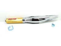 Auspuff Racing 32Mm 670Mm Chrom FüR ZüNdapp Cs, Ks, Gts, Zr, Zd, Zl, C, Kreidler