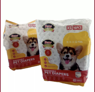 Dono Disposable Puppy Diapers -  2 Packs 31 Pieces Male and Female XS