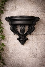 Gothic Wall Shelf Black Vintage Style Decorative Wall Shelf