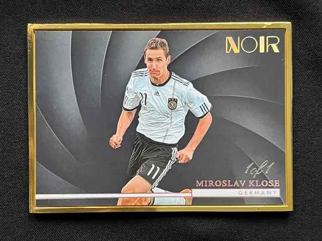 2024-25 Panini Noir FIFA Soccer Miroslav Klose 1/1 Gold Frame Germany