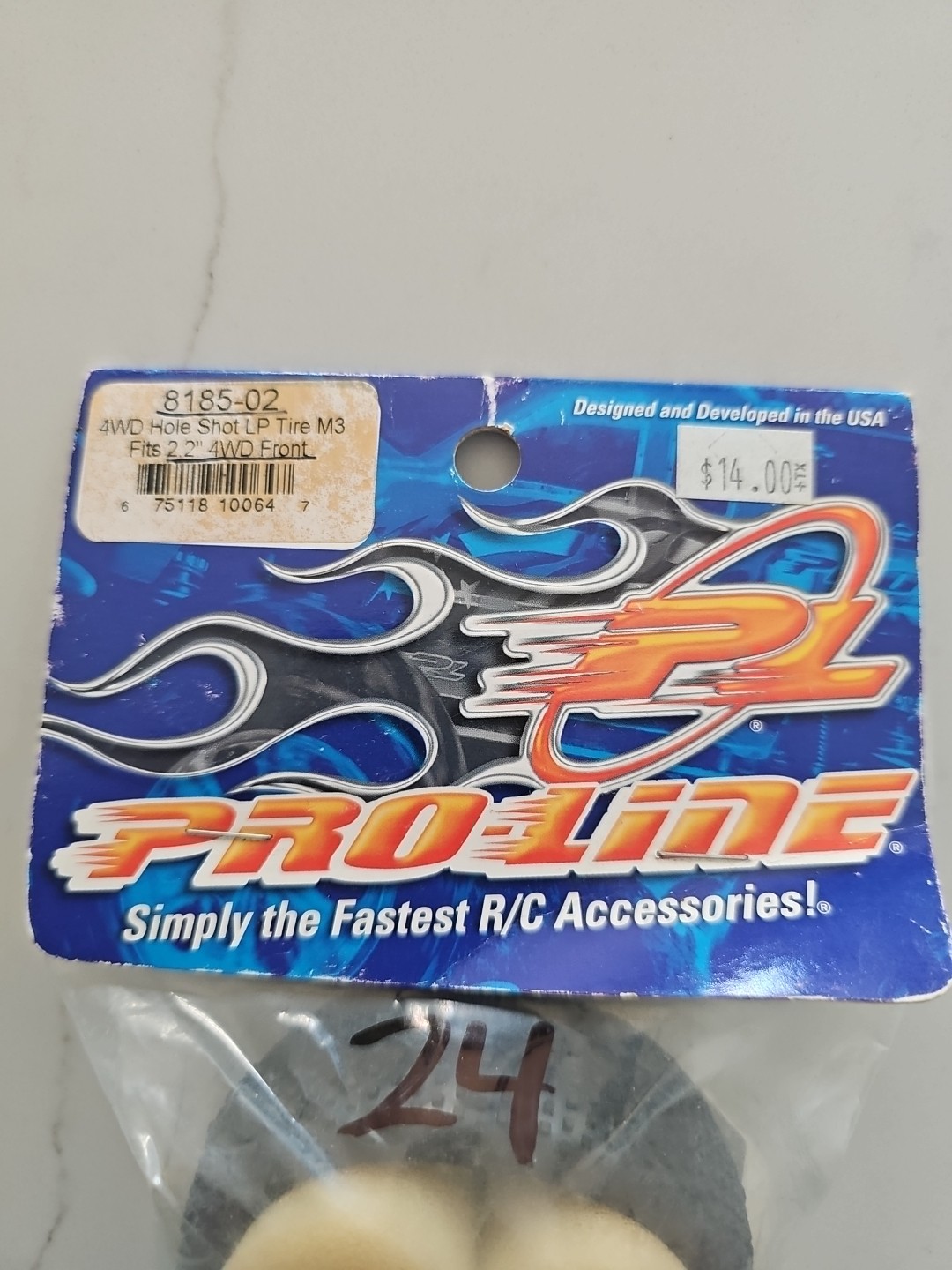 Pro-line Proline Hole Shot Lp 4wd Buggy Front Tire xx4 xxx4 Vintage 4wd Buggy