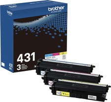 Brother TN-431 Cyan Magenta Yellow 3PK Standard