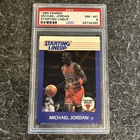 1988 Kenner Starting Lineup Cards Michael Jordan PSA 8