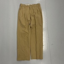 Vintage 70s 80s Cintas Tan Canvas Workwear Chinos 29x27 1970s True Vintage