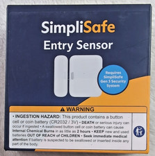 NEW - Lot of 3 -SimpliSafe-Entry Sensor-White Gen 3 Win  Dr Security - S H PAID