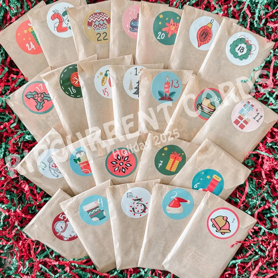 2025 Baseball Card Advent Calendar Box - 24 Unique Sealed Packs - Image 3 of 4