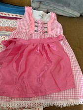 Dirndl Trachtenkaiser rosa weiss Gr 152, ehe ...