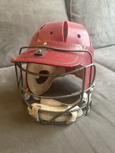 Bacharach Rasin Vintage Leather Lacrosse Helmet 33LH
