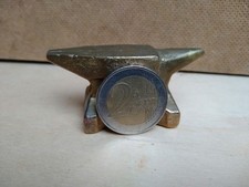 mini 6 cm Amboss Messing klein alt Deko Werkstatt Schmied Gold - Farbe 