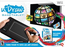 uDraw Game tablet with uDraw Studio: Instant Artist - Black - Nintendo Wii (R...