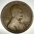 1916 D Lincoln Wheat Cent Penny Good 1c One Cent US Coin- 3740