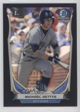 2014 Bowman Draft Chrome Black Refractor 42/75 Michael Gettys #CDP49 7h6