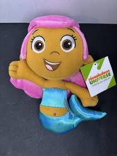 Peluche Bubble Guppies Molly 9" Sirena Nickelodeon Universe Nuevo con Etiquetas