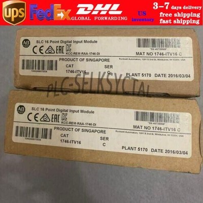 New Factory Sealed AB 1746-ITV16 SER C SLC 16 POINT DIGITAL INPUT MODULE
