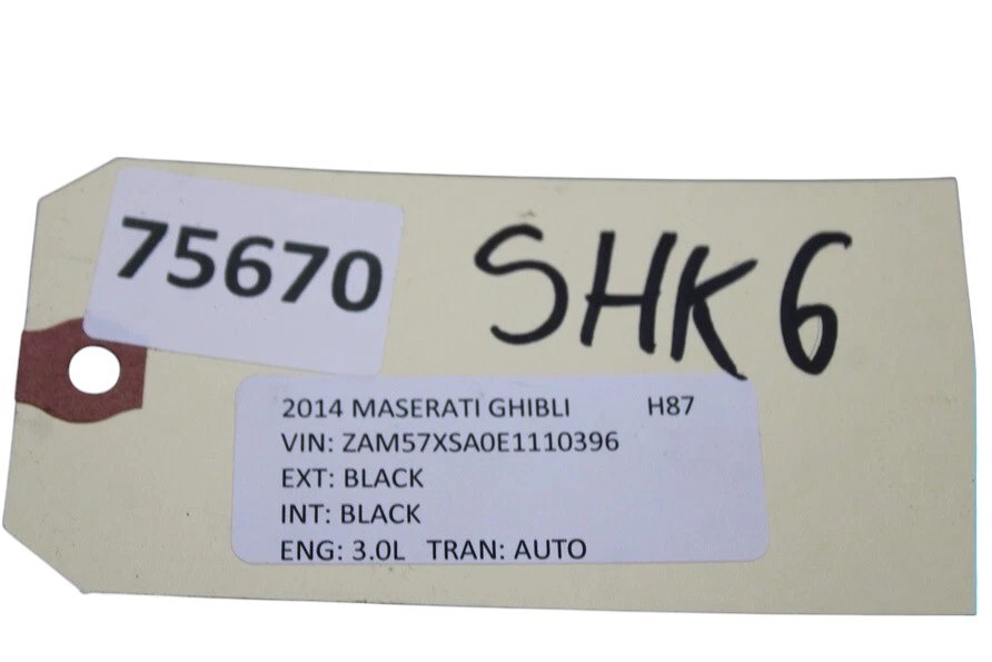 14-17 Maserati Ghibli Front Left Shock Absorber Spring Strut 06700088960 Oem