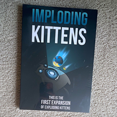 Exploding Kittens Imploding Kittens Expansion for Exploding Kittens 2-6 2016