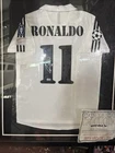 Ronaldo Nazario Signed Real Madrid Home Soccer Jersey #11 with Beckett COA
