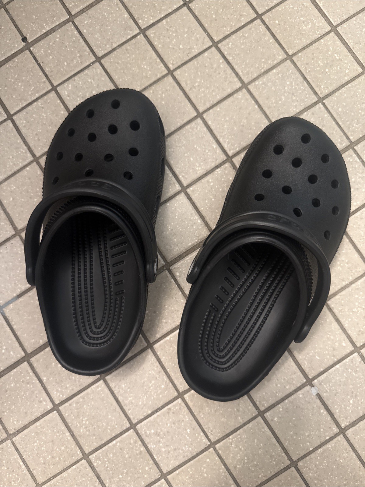 Crocs Classic Clog Unisex Black Size 10 Men 12W Women 10001-001-image